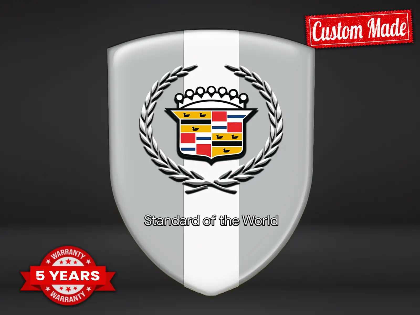 Cadillac Logosticker Business Sportlich Stern Minimalistisch